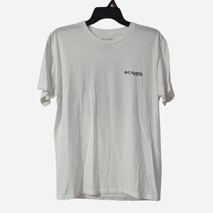 Columbia Classic White Short Sleeve Tee